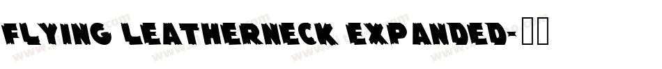 Flying Leatherneck Expanded字体转换